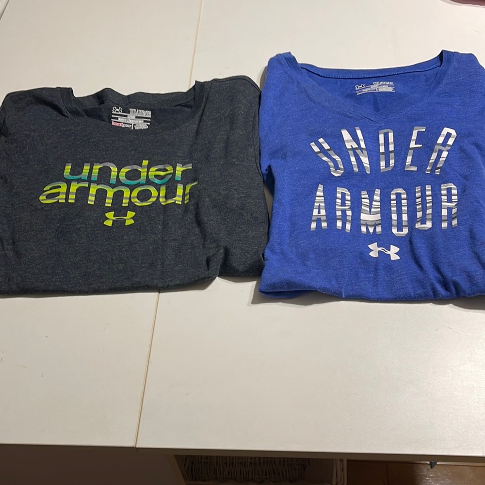 Youth xl under armour tees